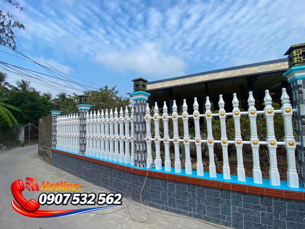 Xây dựng hàng rào bê tông ly tâm tại thành phố Dĩ An Bình Dương