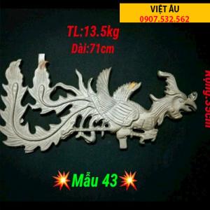 Bộ Rồng Phụng Bằng Gang Đúc